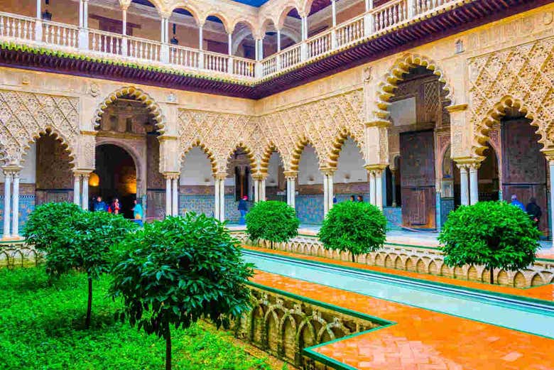 Patio de las Doncellas del Alcázar de Sevilla