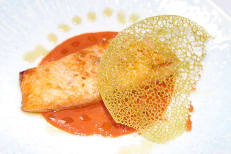 Un delizioso salmone