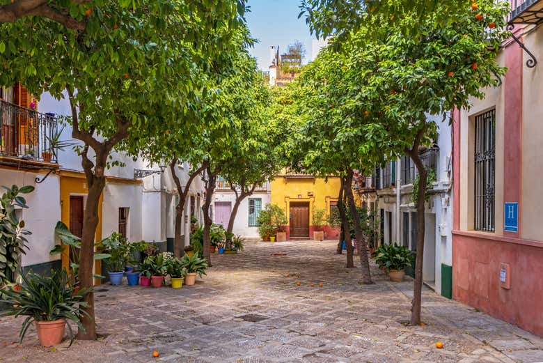 Passeggiando nel quartiere Santa Cruz