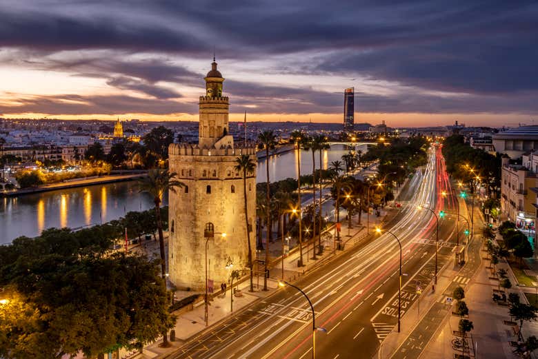Sevilla al anochecer