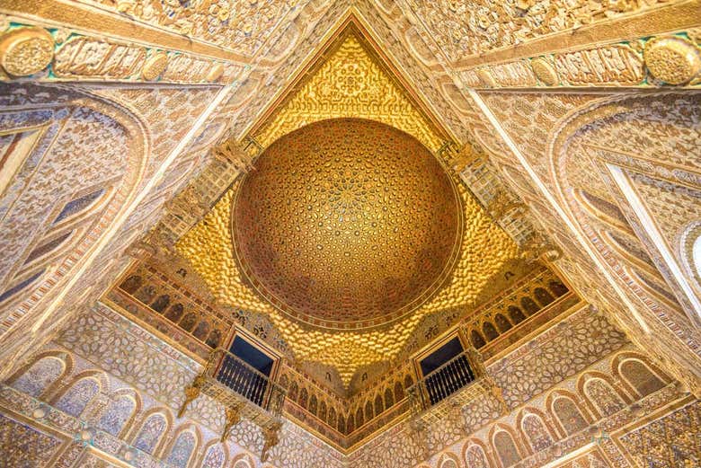 Soffitto di una delle sale dell'Alcázar di Siviglia