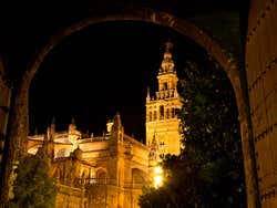 Seville Cathedral at Night