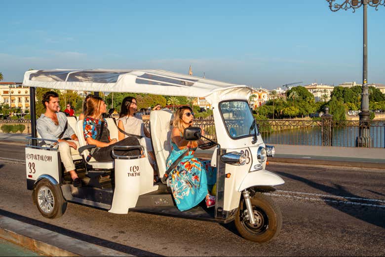 Vue sur le Guadalquivir depuis le tuk tuk