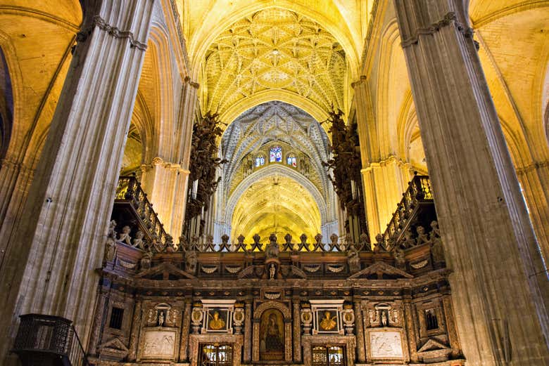 Nave principal da catedral de Sevilha