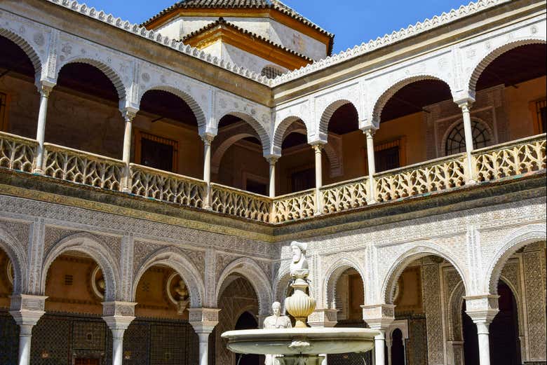 Detalles del patio de la Casa de Pilatos