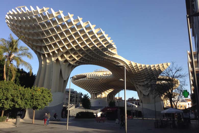 Las Setas de Sevilla, uno de los puntos por los que pasaremos