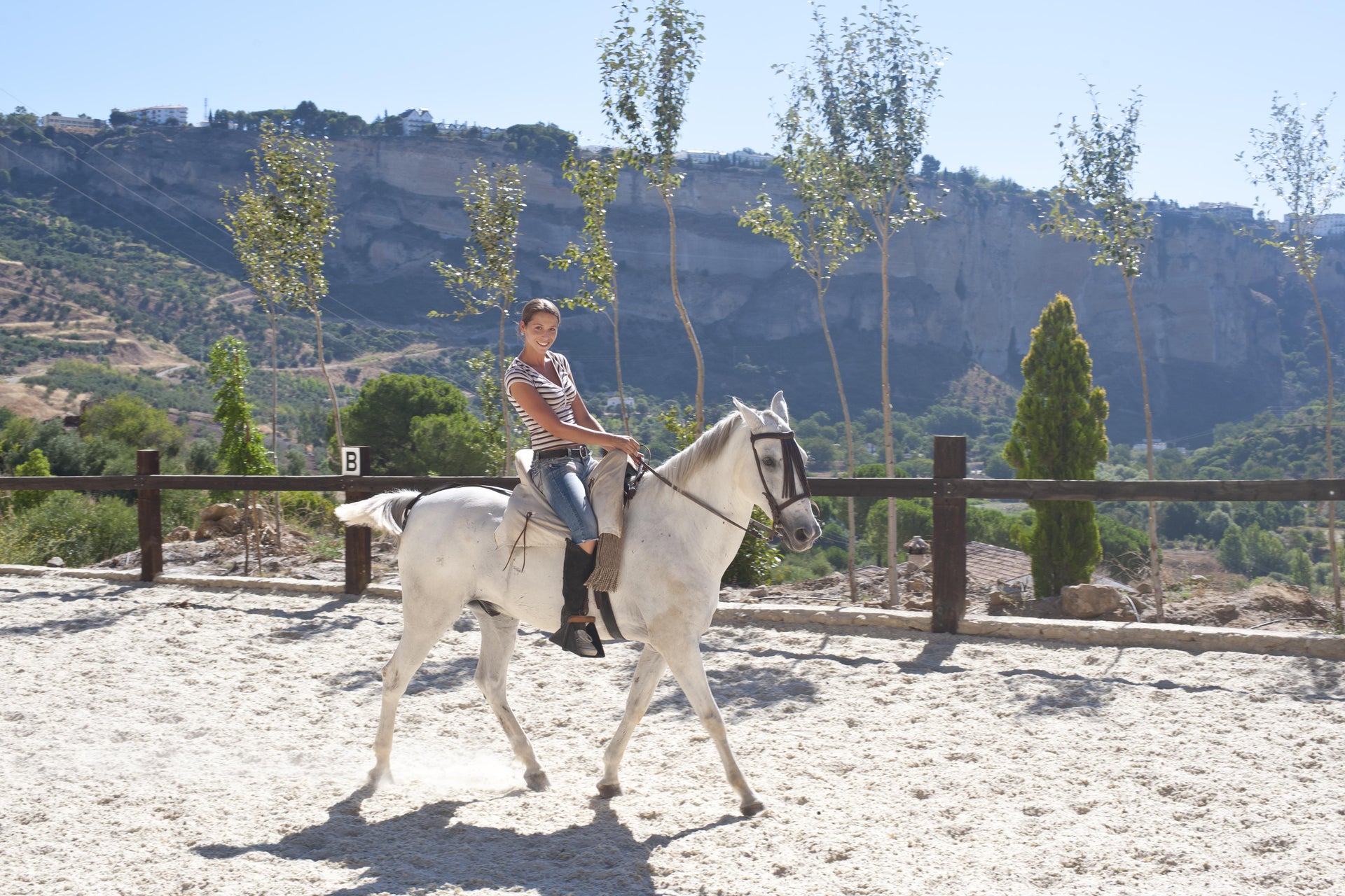 Passeggiata a cavallo a Doñana e Aljarafe