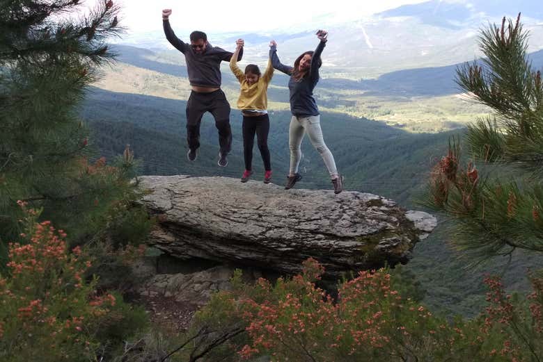 Disfrutando en la Sierra de Gata