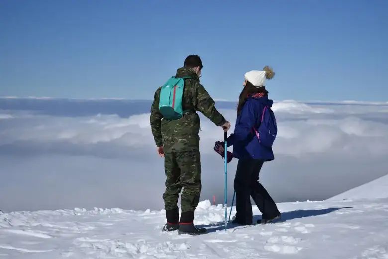 Raquetas de nieve en Granada