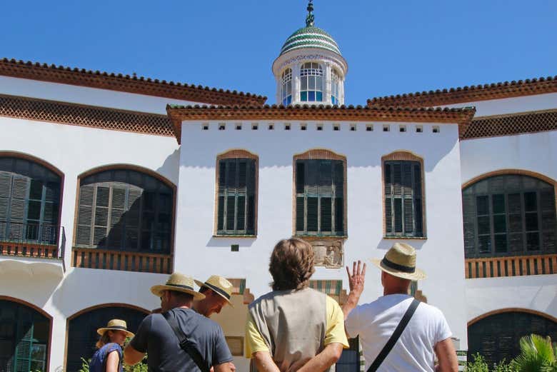 Visiting the premises