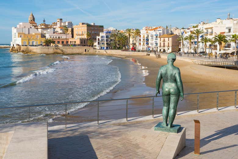 En el mirador de Sitges