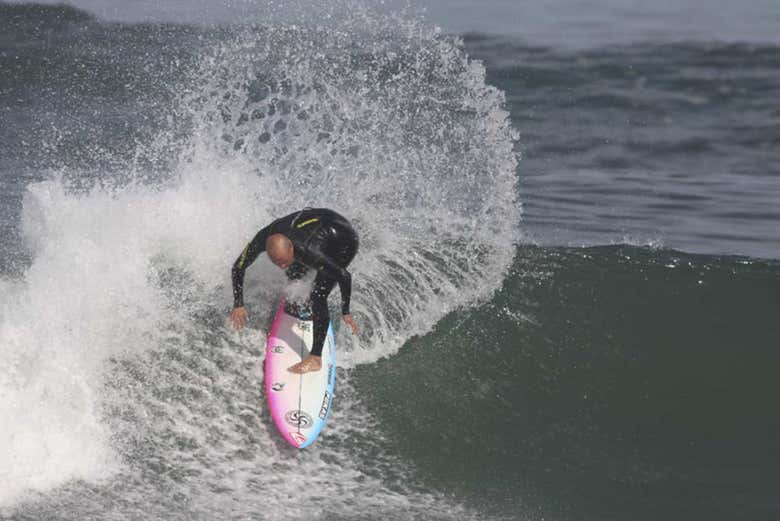 Facendo surf a Somo