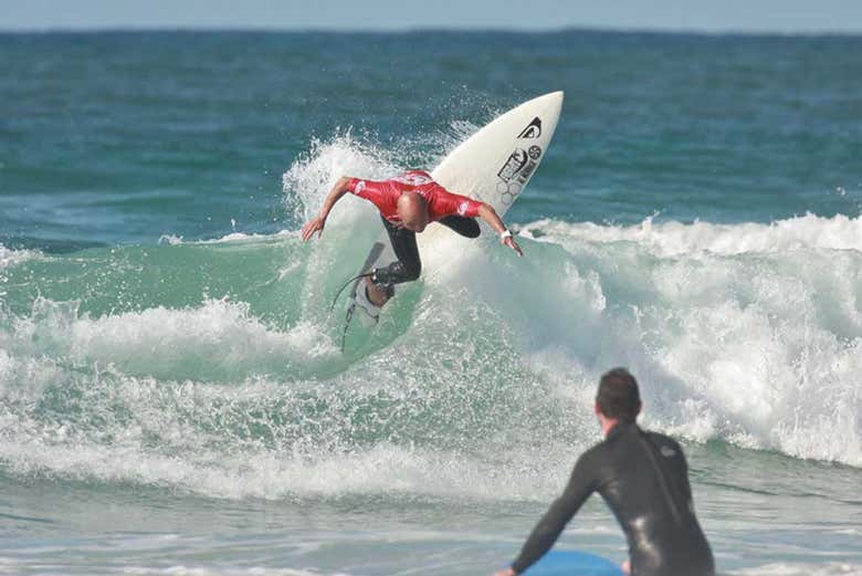 Lezione di surf a Somo