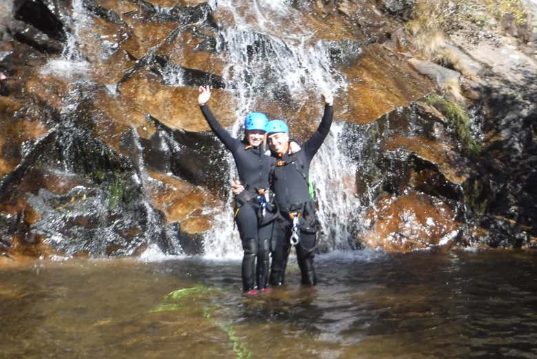 Disfrutando en la sierra de Madrid