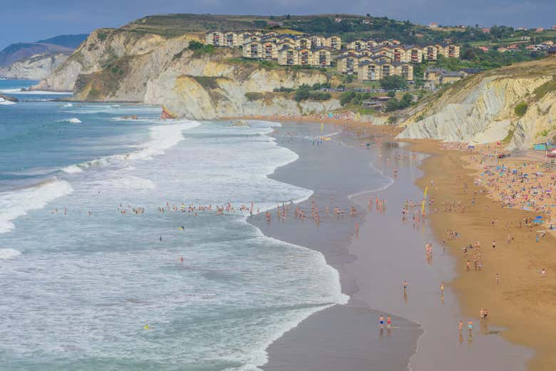 Vues de la plage de Sopelana