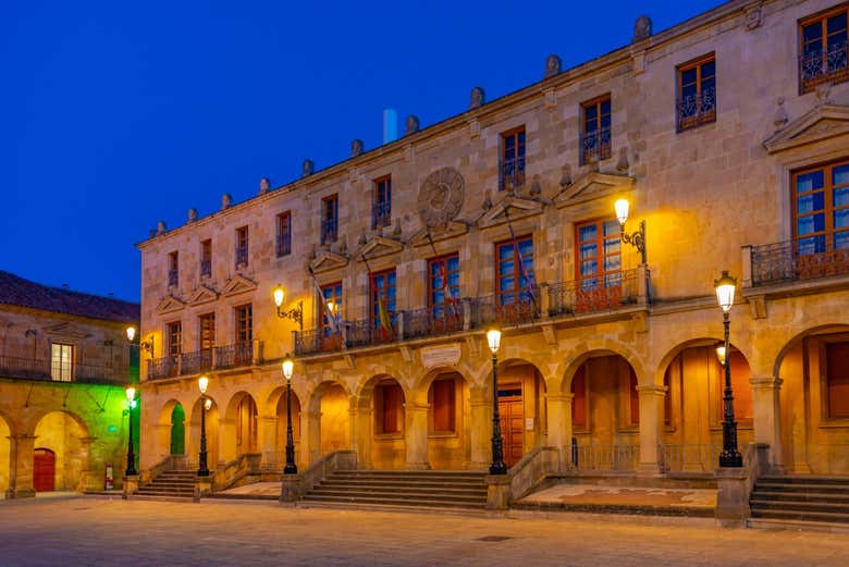 Ayuntamiento de Soria, en la plaza Mayor