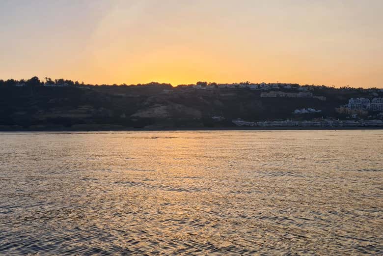 Precioso atardecer en Sotogrande