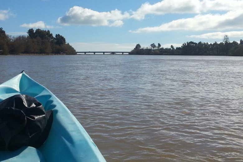 Remando pelo rio Guadiaro