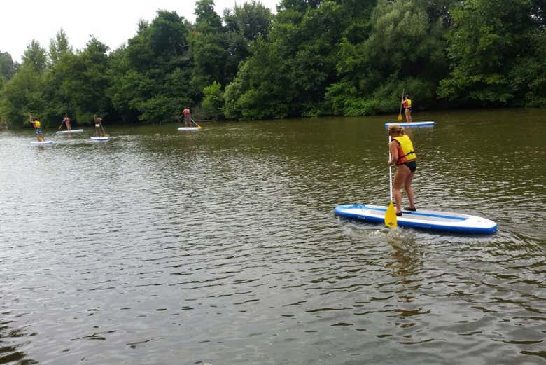 Paddle surf no rio Guadiaro