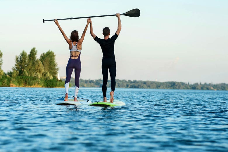 Paddleboarding in Cantabria