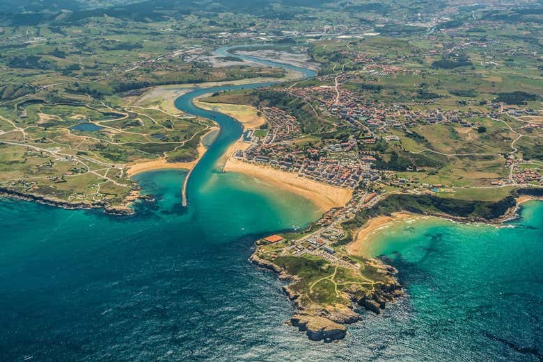 Panorámica de Suances, en Cantabria