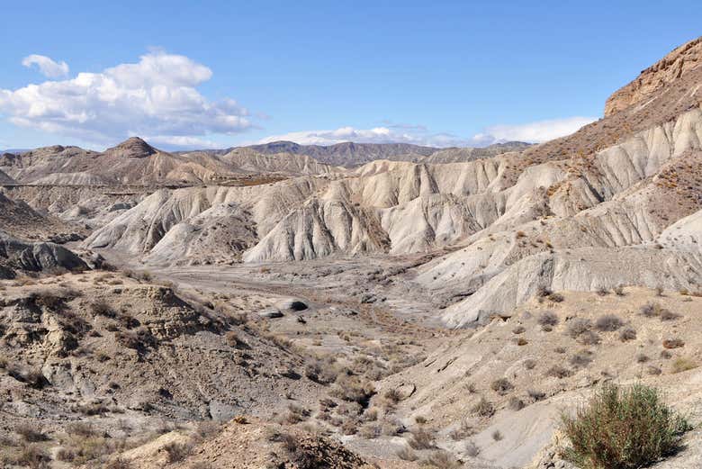 Paysages du désert de Tabernas 