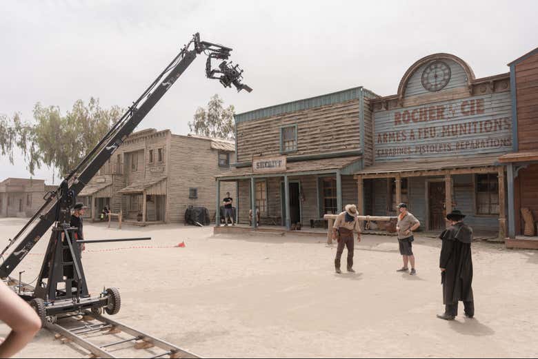 Una de las secuencias rodadas de La Que se Avecina