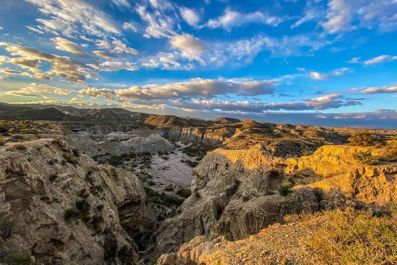 Panorámica del desierto de Tabernas
