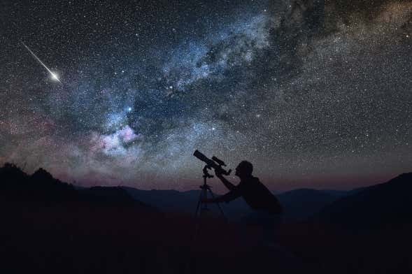 Osservazione astronomica nel deserto di Tabernas
