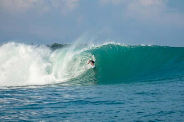 Aula de surfe em Tarifa