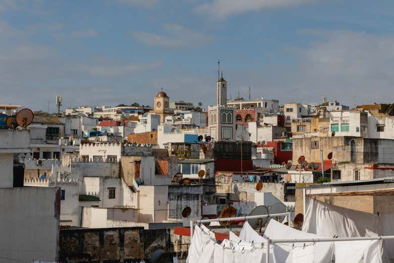 Paisajes del centro histórico de Tánger