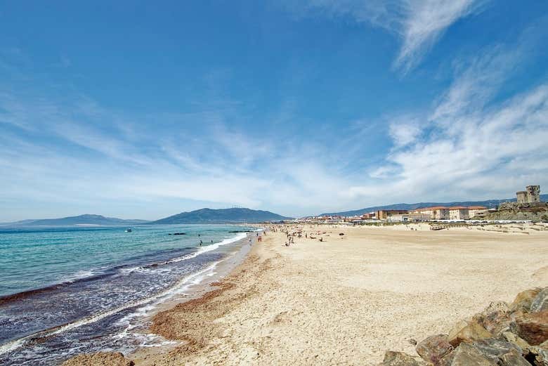 Panorâmica de uma das praias de Tarifa