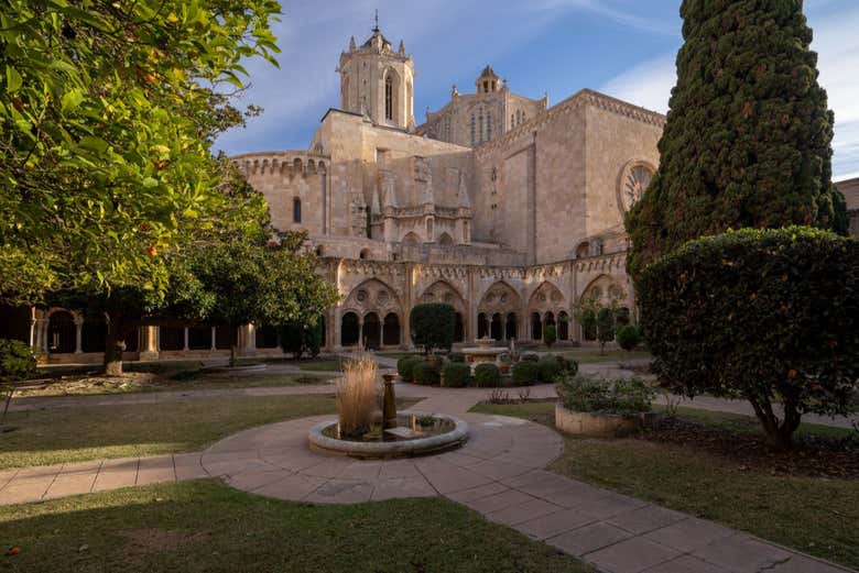 Los jardines en la Catedral de Tarragona