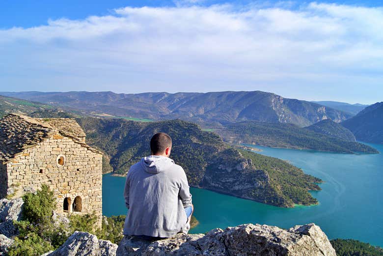 Disfrutando de este impresionante desfiladero