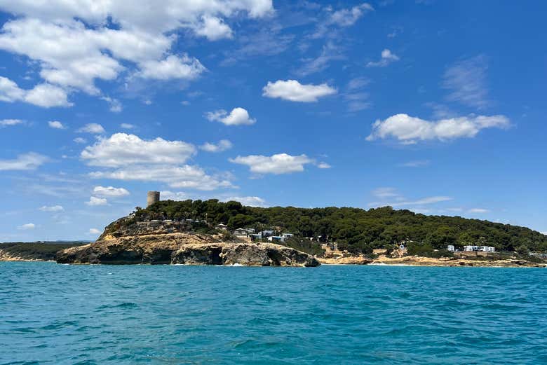 Paysage pendant la balade en jet ski