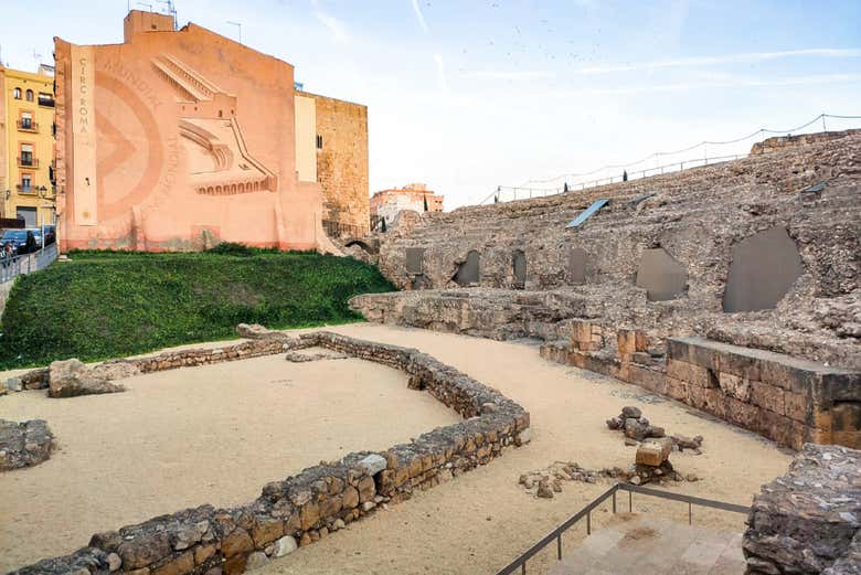 Ruínas do circo romano em Tarragona