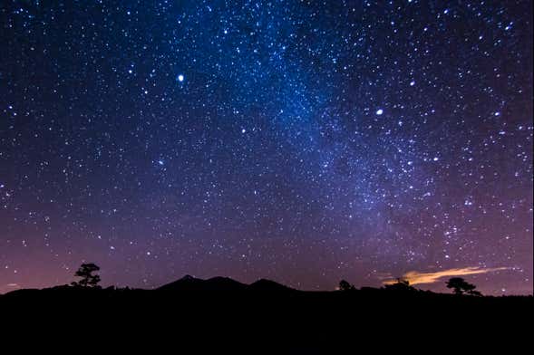 Observación de estrellas en la Ventana del Nublo