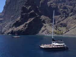 Barco em Los Gigantes