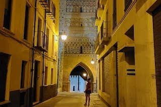 Rues de Teruel de nuit