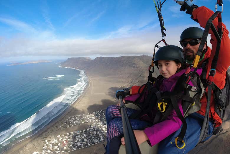 Sobrevolando Lanzarote