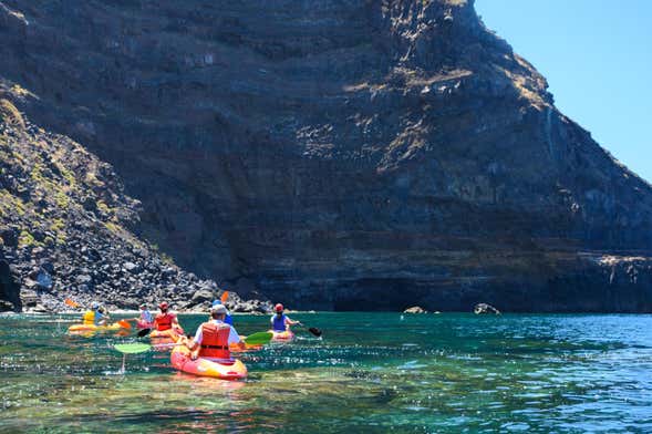 Tour en kayak por la Cueva Bonita desde el Porís de Candelaria