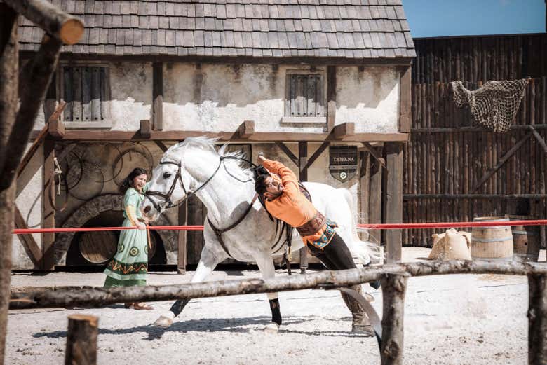 Uno de los espectáculos que veréis en Puy du Fou