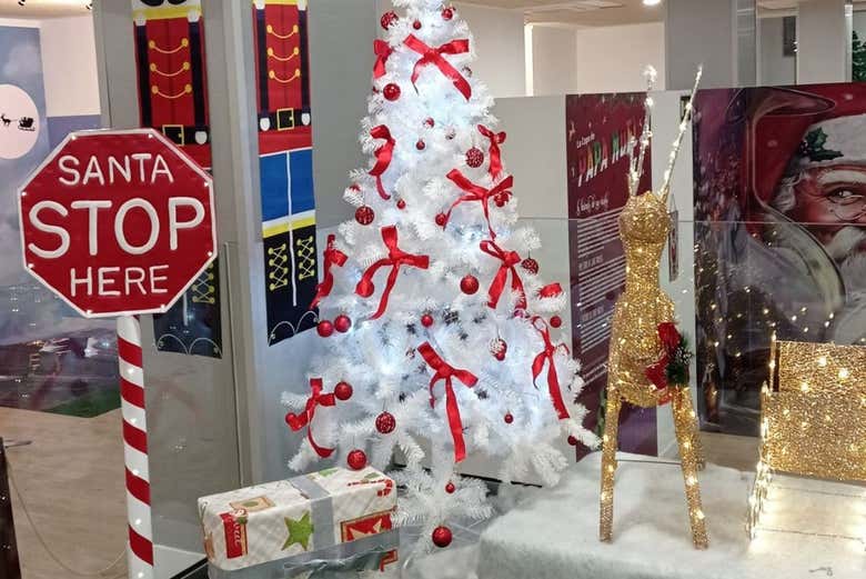 See if you can spot Santa during your visit