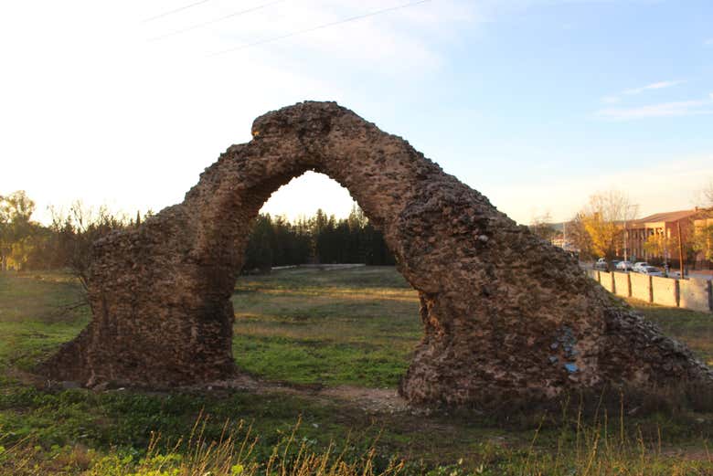 Uno de los arcos que aún se conservan
