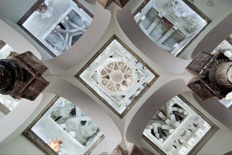 Marvel at the interior of the Cristo de la Luz Mosque
