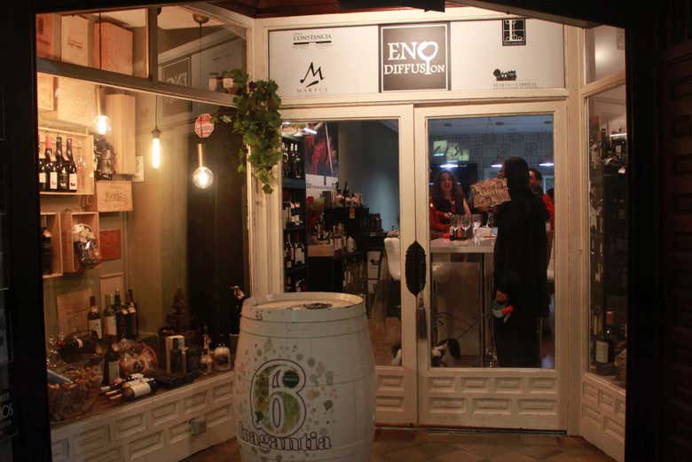 Exterior de la enoteca Enodifusion