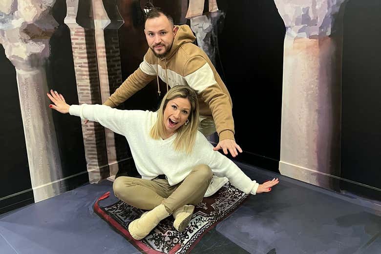 The museum's trompe l'oeil illusions