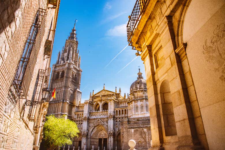 Plaza de la catedral de Toledo
