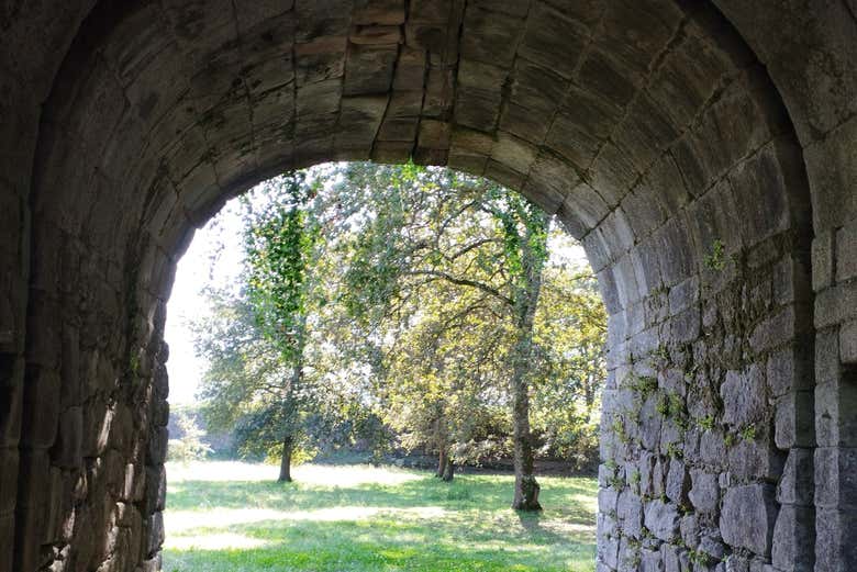 Uno de los arcos de la fortaleza
