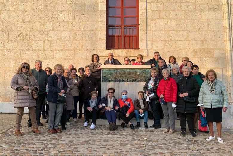 Photo d'un groupe profitant de la visite